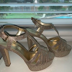 Sparkly Gold Michael Kors Heels
